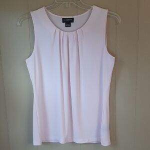 Liz Claiborne Career L Soft Pink Sleeveless Tank Top